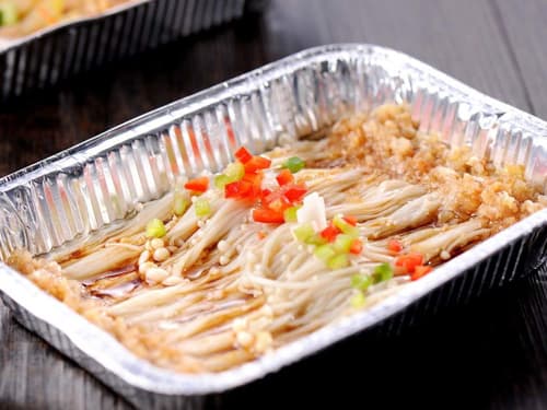 柏乡锡纸烤金针菇